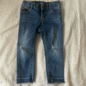 Old Navy Denim Jeggings Distressed Skinny Fit Toddler Girl 2T